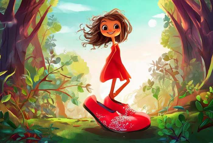 儿童故事动画片红鞋；红鞋子的故事动画片