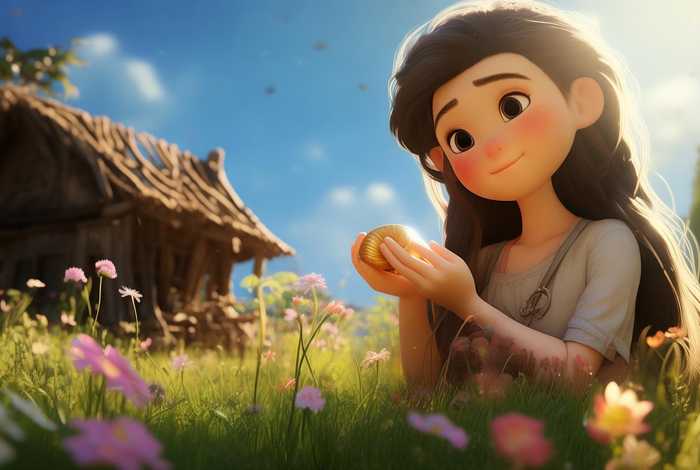 儿童故事田螺姑娘的故事、田螺姑娘的幼儿故事