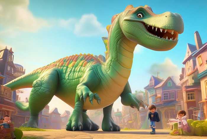儿童故事城里来了大恐龙态势语（幼儿故事城里来了大恐龙）