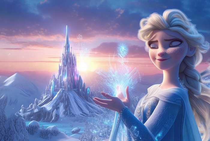 儿童故事艾莎的故事，讲故事艾莎公主的故事