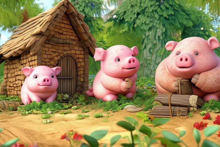 儿童故事在线听免费三只小猪盖房子（三只小猪盖房子的故事免费听）