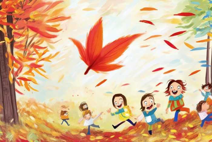 儿童故事 风中的落叶（风中的落叶绘本故事）