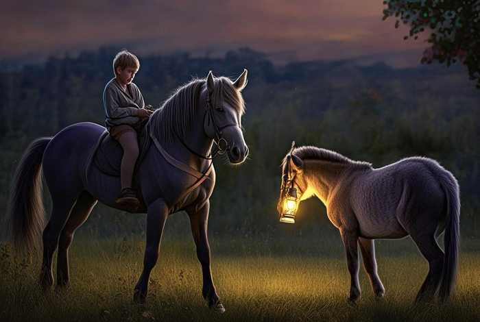 儿童睡前故事马和驴 寓言故事马和驴