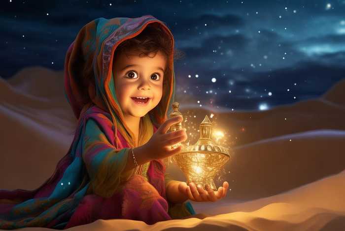 儿童故事阿拉伯神灯，阿拉伯的神灯故事