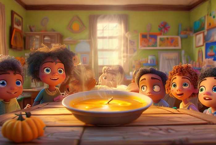 儿童南瓜汤绘本故事 南瓜汤幼儿绘本故事