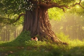 《绘本故事》爱心树完整版 绘本故事《爱心树》图文