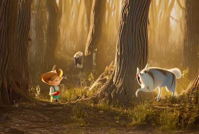 儿童故事大灰狼2000字 - 幼儿故事大灰狼的故事文字