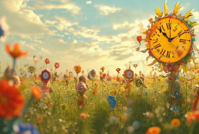 儿童故事钟表和太阳的原文（太阳时钟故事）