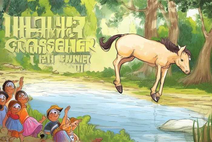 儿童英文故事小马过河、幼儿英文版小马过河的故事