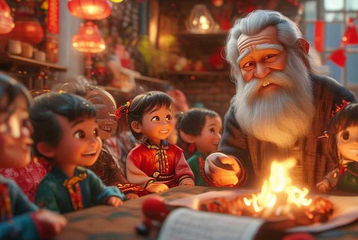 儿童故事会春节 - 春节故事幼儿园