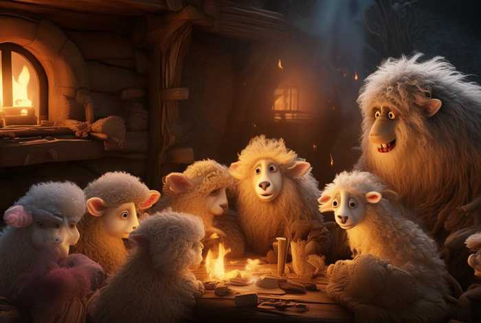 儿童睡前故事七只小羊和狼的故事（宝宝睡前故事七只小羊和狼的故事）