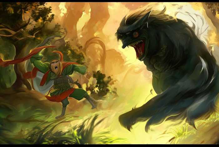 儿童故事孙悟空打黑风怪、孙悟空大战黑风怪的故事