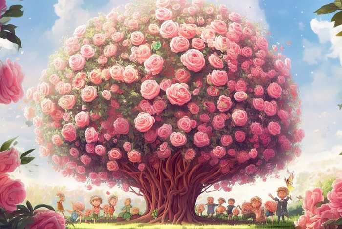 儿童故事玫瑰花树、关于玫瑰花的幼儿小故事