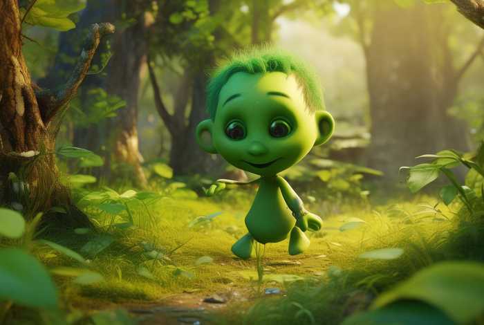 儿童故事小绿人 - 寻找小绿人的故事 儿童故事小绿人 - 寻找小绿人的故事