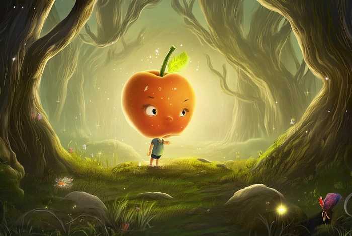 儿童睡前故事金苹果(金苹果的故事图片) 儿童睡前故事金苹果(金苹果的故事图片)