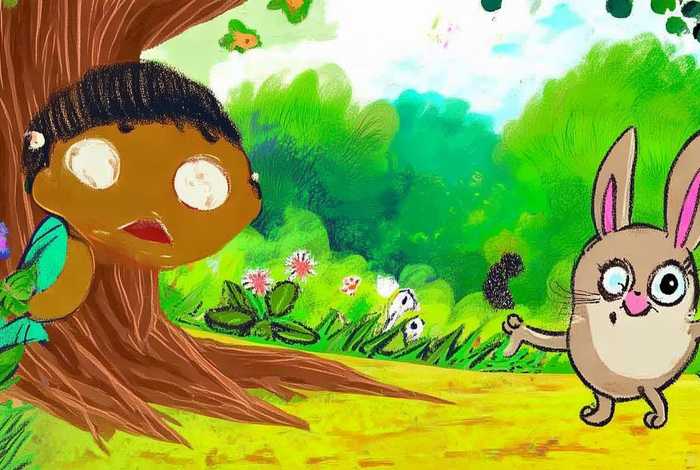 儿童绘本成语故事守株待兔 - 守株待兔成语故事绘本制作