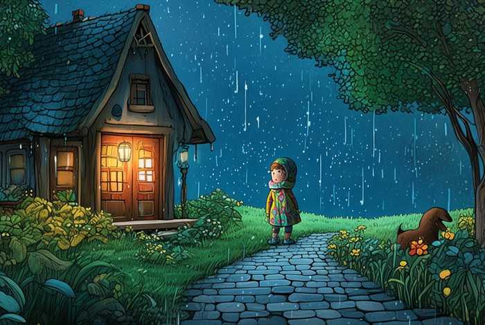 儿童故事雨夜小故事；雨夜小故事作文800字