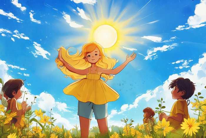 儿童故事太阳姑娘 - 太阳姑娘的故事和道理
