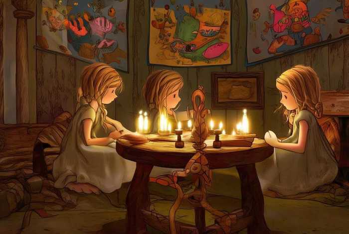 儿童故事三个纺纱女改编，睡前故事三个纺纱女