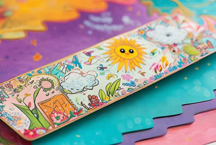 儿童故事书签涂色 故事书签制作简单漂亮图片