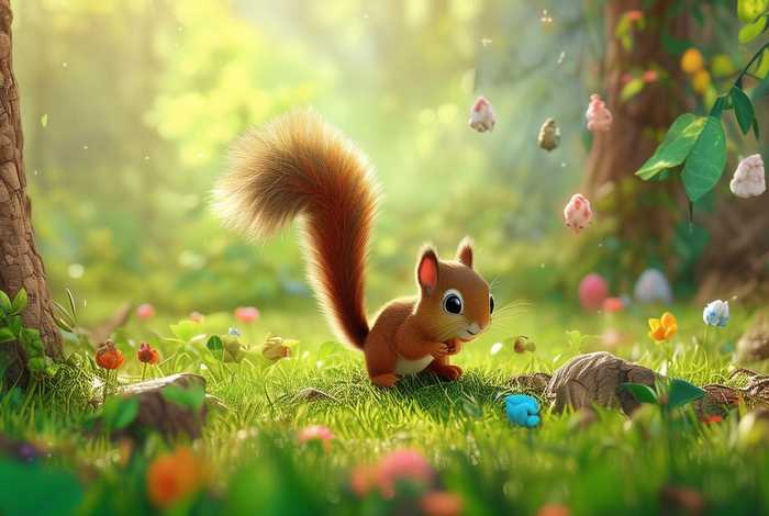 儿童故事小松鼠认尾巴 幼儿故事小松鼠的大尾巴教案 儿童故事小松鼠认尾巴 幼儿故事小松鼠的大尾巴教案