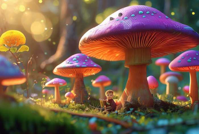 儿童故事小蘑菇故事文字；小蘑菇故事情节