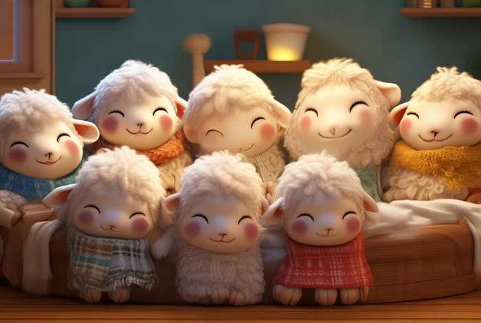 儿童睡前故事七只小羊 睡前故事七只小山羊