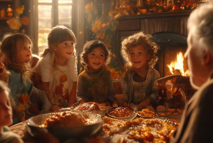 儿童感恩故事背景 - 感恩节背景故事