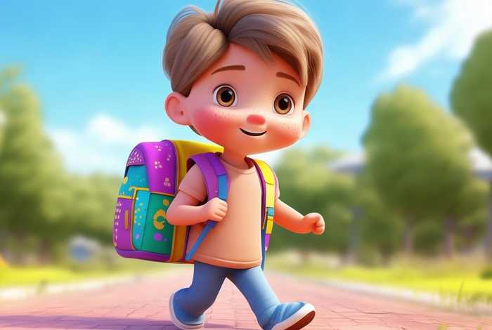 儿童背书包的卡通图片 - 儿童背书包的卡通图片可爱 儿童背书包的卡通图片 - 儿童背书包的卡通图片可爱