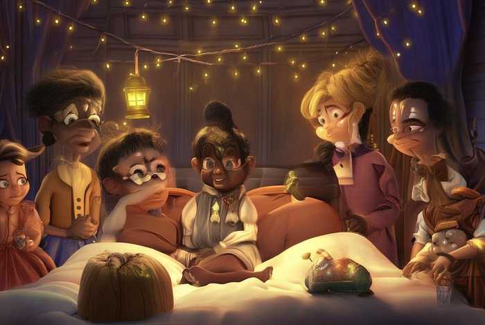 儿童睡前故事六个仆人中文；睡前故事六个仆人的故事