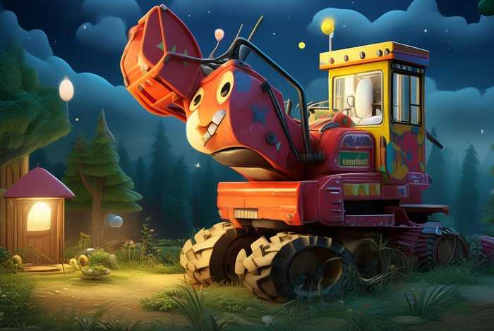 儿童故事装载机的故事、装载机的故事睡前故事