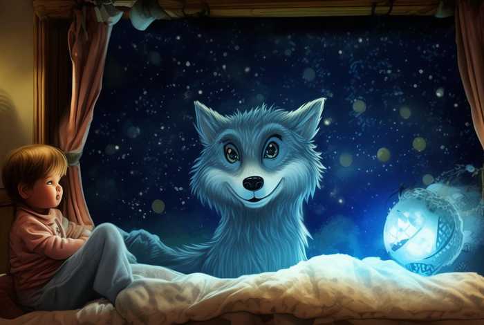 儿童睡前故事披着羊皮的狼插图 幼儿睡前故事披着羊皮的狼