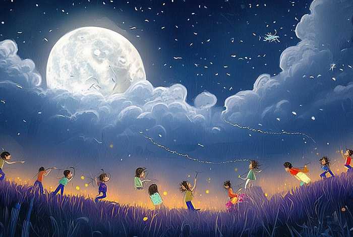 儿童故事迷路的月亮，迷路的月亮故事内容