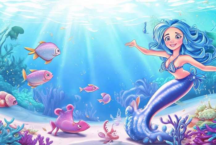 儿童美人鱼故事、幼儿版美人鱼的故事