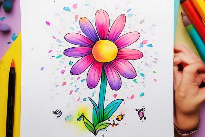 儿童花朵简笔画（儿童花朵简笔画教程）