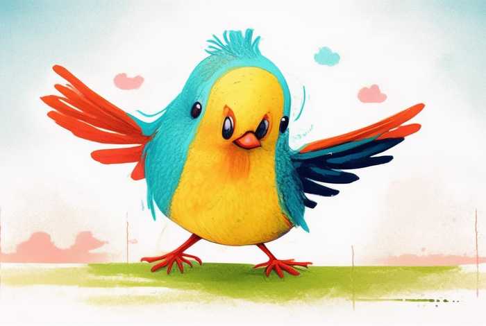 儿童画小鸟图、儿童画小鸟的图片大全可爱
