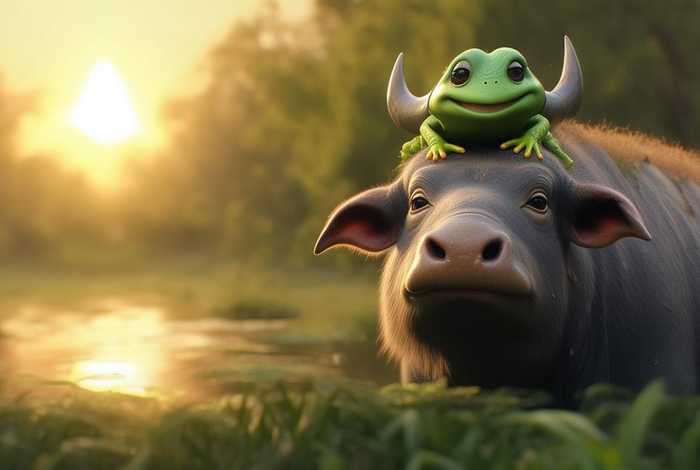 儿童睡前故事青蛙和公牛、儿童睡前故事大全青蛙和水牛