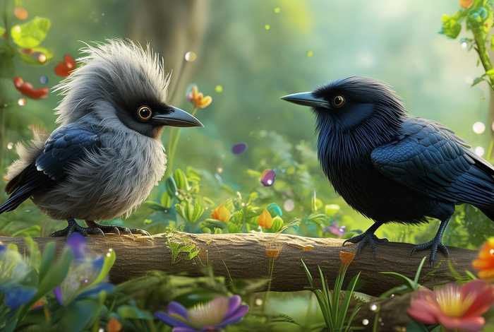 儿童故事乌鸦文字版、乌鸦的幼儿故事