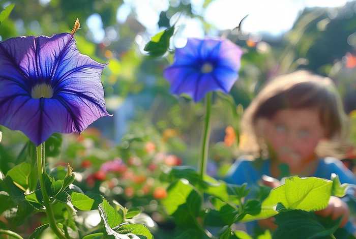 儿童教育故事美丽的牵牛花 美丽的牵牛花故事启示