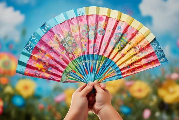 儿童扇子 儿童扇子手工