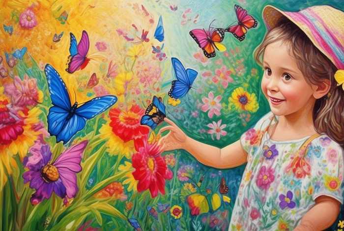 儿童绘本故事艾玛和蝴蝶 - 艾玛和蝴蝶绘本故事视频