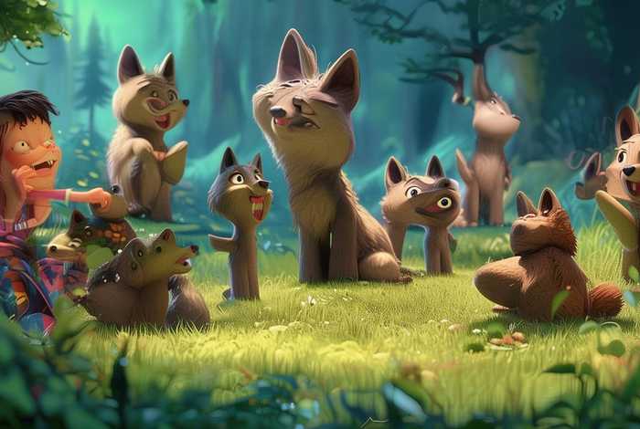 儿童狼的故事3-6岁；幼儿故事关于狼的故事