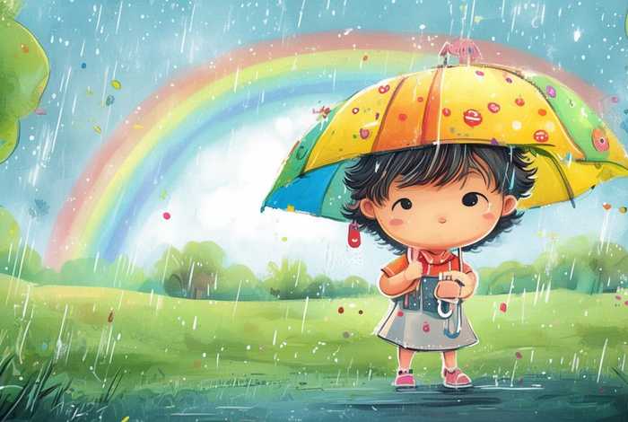 《雨伞的故事》儿童版 - 关于雨伞的故事幼儿小故事
