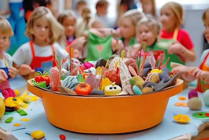 儿童手工火锅食材 - 幼儿园手工火锅食材