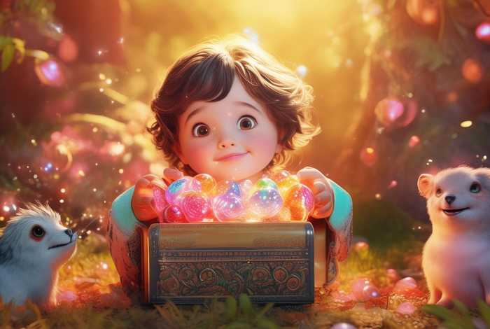 儿童故事七颗糖；七颗糖的故事