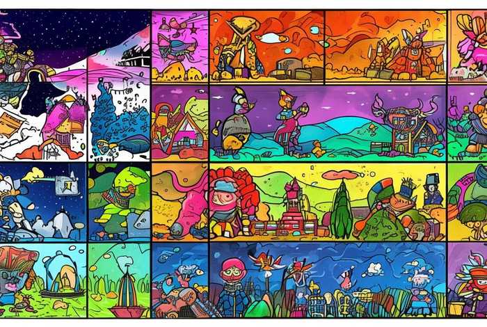 儿童手绘神话连环画作品（儿童手绘神话连环画作品大全）