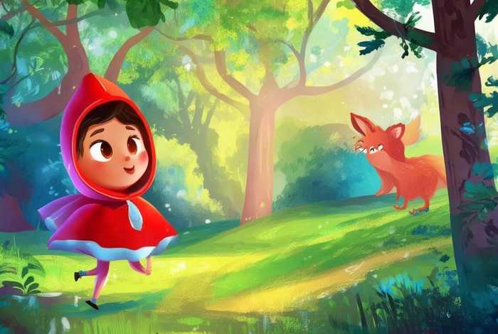 4-6岁儿童故事小红帽带拼音 小红帽的故事带拼音