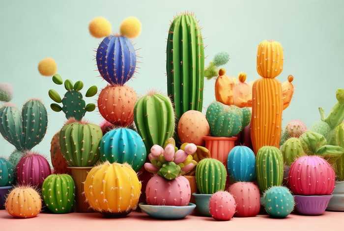 儿童仙人掌图片大全大图，儿童仙人掌图片大全大图可爱