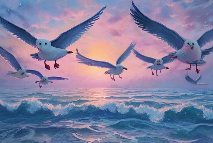 儿童睡前故事海鸥翻飞、海鸥的睡前故事 儿童睡前故事海鸥翻飞、海鸥的睡前故事