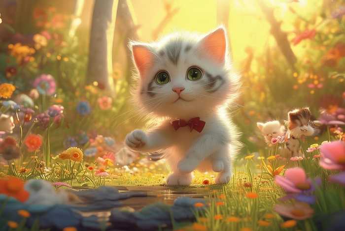 儿童故事《小猫》，幼儿小猫故事大全